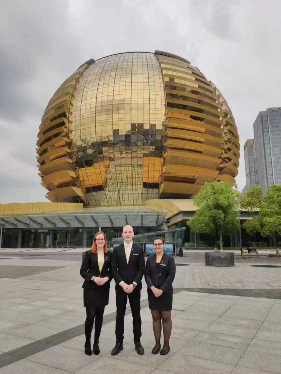 A LinkedTour trainee at a five-star host hotel in China